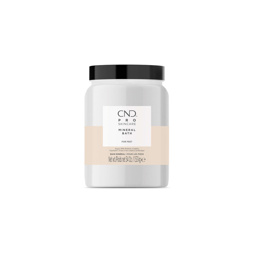 Jar of CND Pro Skincare Mineral Bath 54oz